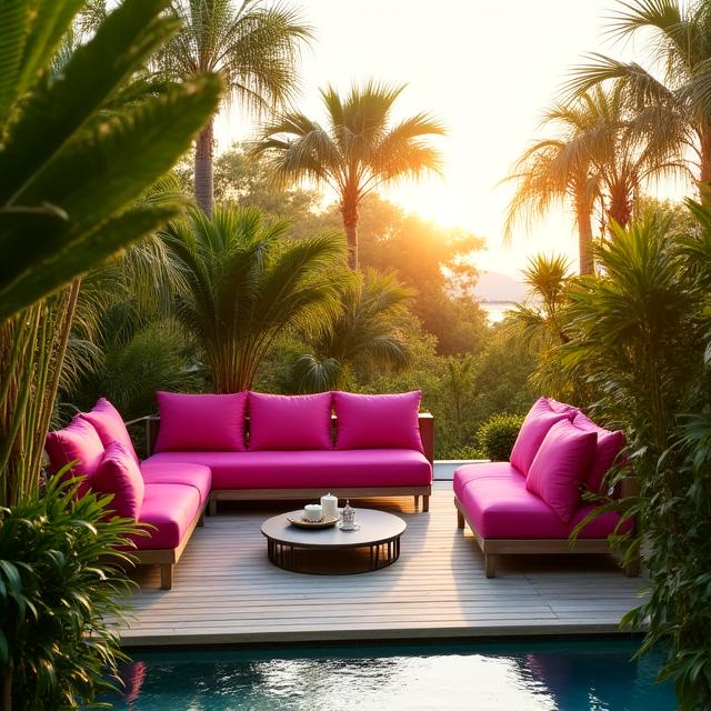 Expérience luxueuse en jardin d\